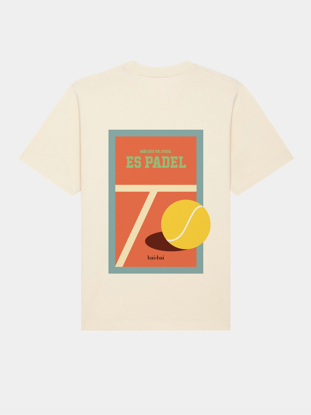 Padel Society (raw off white)