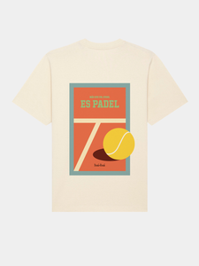 Padel Society (raw off white)