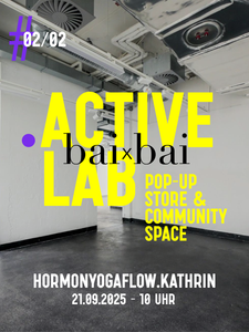 ActiveLab Hormon Yoga Flow - 21.09.2025, 10:00 Uhr mit Kathrin – Session im Rahmen des bai x bai Pop-Ups